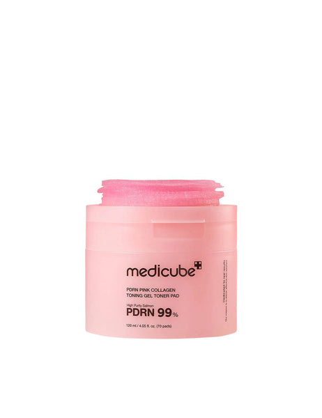 PDRN Pink Collagen Toning Gel Toner Pad